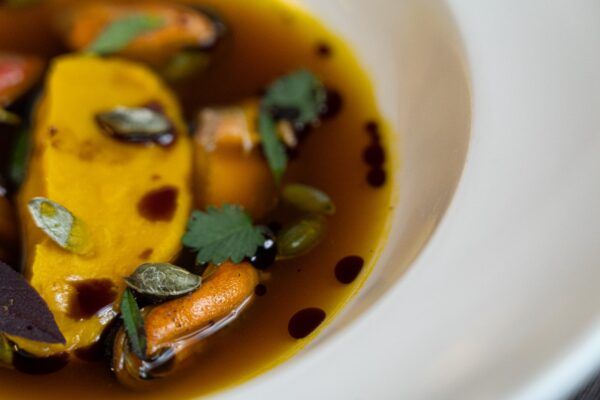 Zucca e cozze alla brace - Milano 37 Restaurant